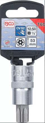 Бита в головке | 12,5 mm (1/2") | T-Star с отверстием (Torx) T60