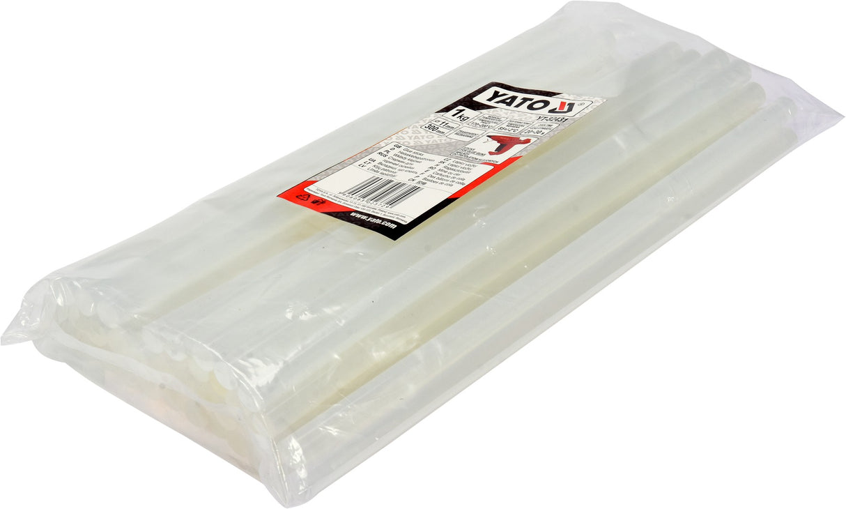 Karštų klijų lazdelių rinkinys | 11,2x300 mm | 1Kg (YT-82431)