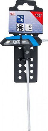 Atsuktuvas su T formos rankena | T-Star (Torx) | T27 (7614)