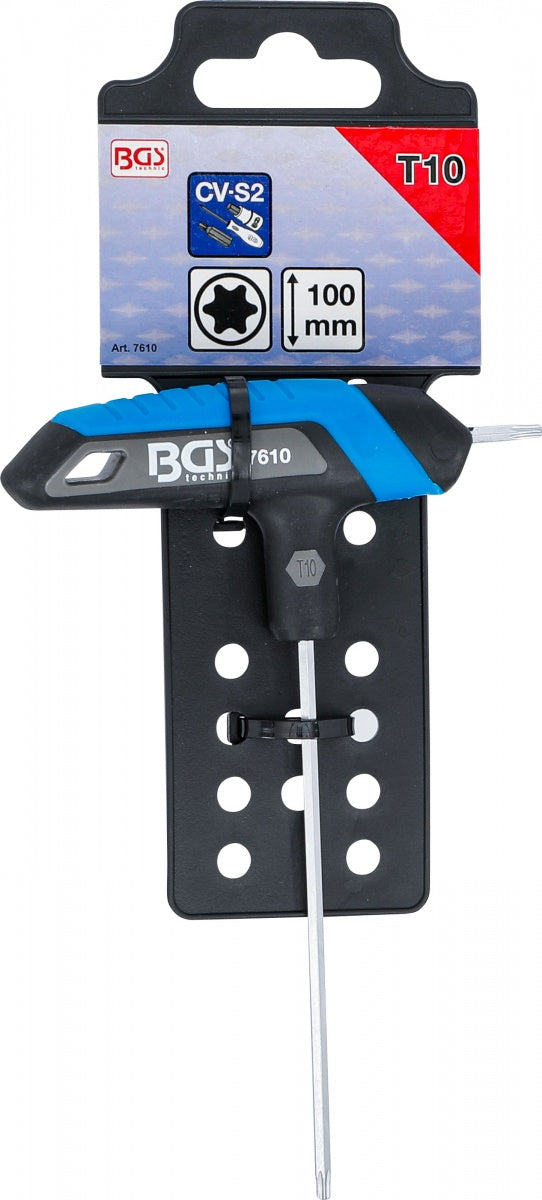Atsuktuvas su T formos rankena | T-Star (Torx) | T10 (7610)