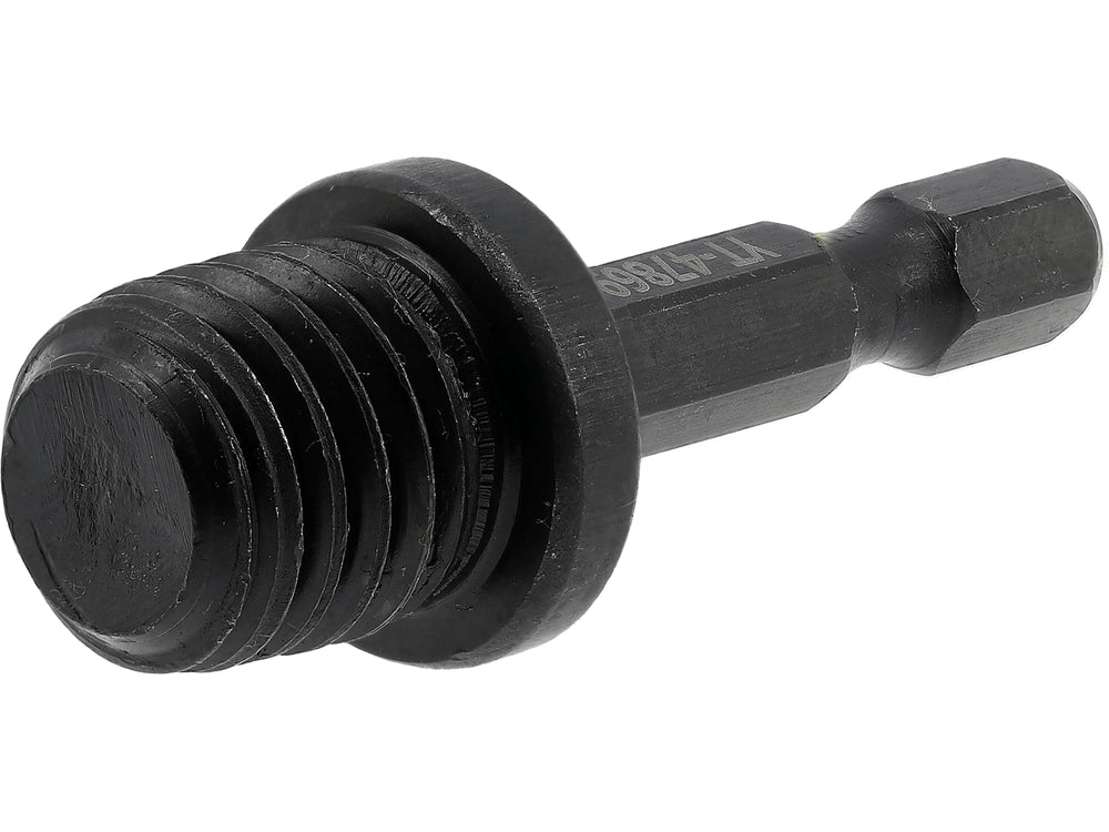 Sriegio M14 adapteris į HEX (1/4") 6.3 mm | 47 mm ilgio (YT-47869)
