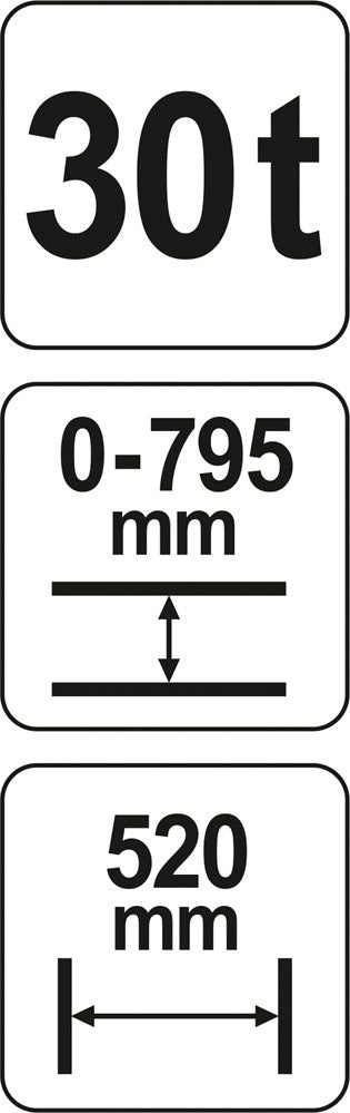 Hidraulinis presas 30 ton (YT-55582)