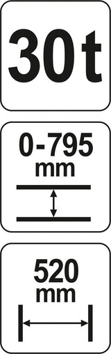 Hidraulinis presas 30 ton (YT-55582)