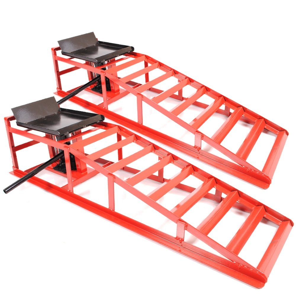 Rampos automobiliui | su domkratais | 1150 x 240 x 270-375 mm | 2 vnt. (RJ3C)