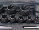 SOCKET SET FOR DAMAGED BOLTS 1/4"+1/2", 13 PCS. "STAHLBERG" (EH2408)