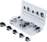 HOSE CLAMP ASSORTMENT, RUBBERIZED | Ø 6 - 16 MM | 18 PCS. (14145)
