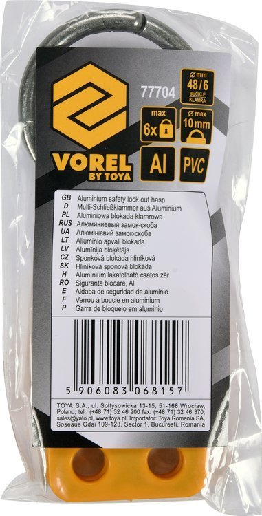 Užraktas | aliuminis | 6 prieigos (77704)