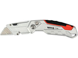 UTILITY KNIFE WITH TRAPEZOID BLADE (YT-75203)