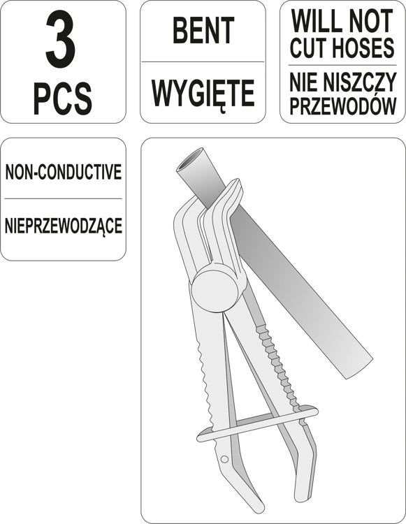 ANGLE FLEXIBLE LINE CLAMP SET (YT-08403)