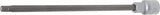 Бита впрессованная в головку | длина 230 mm | 12,5 mm (1/2") шестигранник 7 mm