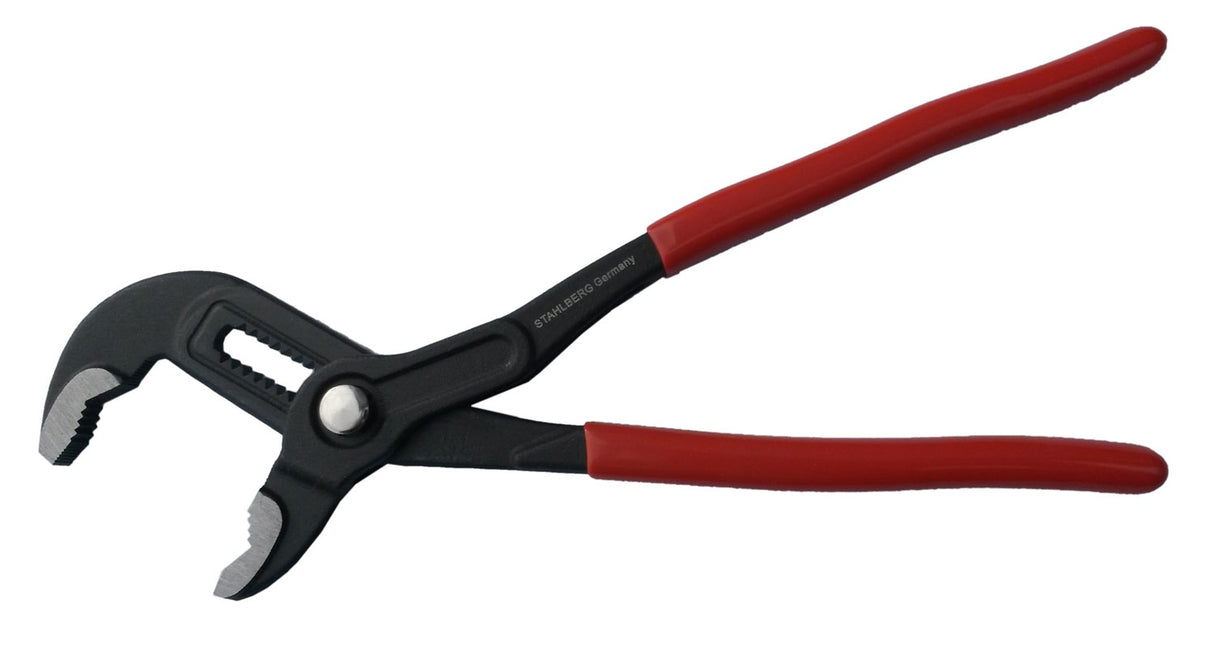 Santechninės (Cobra) replės fiksuojamos mygtuku 240 mm "Stahlberg" (SP0601-240)
