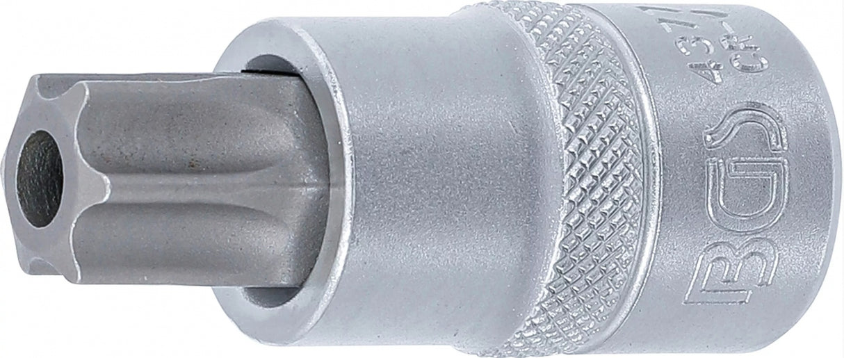 Antgalis įpresuotas į galvutę | 12,5 mm (1/2") | T-Star su skyle (Torx) T70 (4377)
