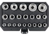 Galvučių rinkinys, 12 kampų | 12,5 mm (1/2") | 8 - 36 mm | 21 vnt (YT-12630)