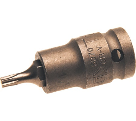 Antgalis smūginis | 12,5 mm (1/2") | T-Star (Torx) T27 (5367)