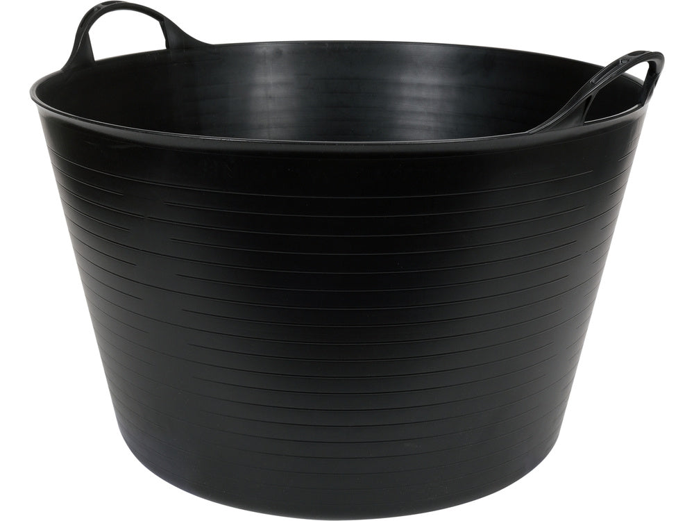 Elastinis plastikinis indas / tara | juodas | 55 l (35582)