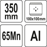 FLOOR SCRAPER 350MM HD 4'' (YT-52840)
