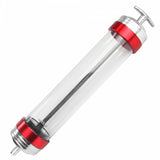 Švirkštas skystam tepalui skaidrus | aliuminis | 500 ml (SG16PA)