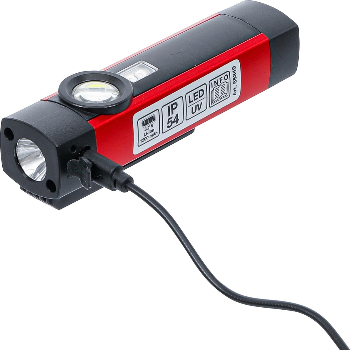 COB LED / UV-алюминиевая ручная лампа | 1 W