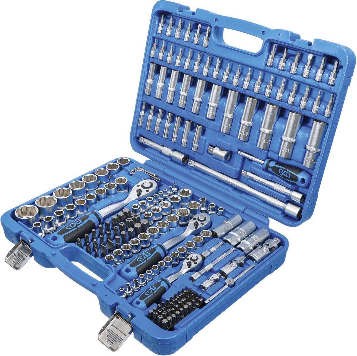 SOCKET SET SUPER LOCK | 6.3 MM (1/4") / 10 MM (3/8") / 12.5 MM (1/2") DRIVE | 192 PCS. (2292)