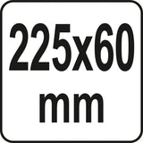 Pistoletas hermetikui | sustiprintas | 225 X 60 mm (YT-67570)