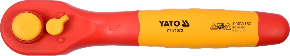Izoliuota terkšlė elektrikui VDE, 250 mm 1/2" (YT-21072)