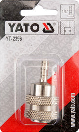 Greita jungtis žarnai lizdas 1/4" (6,3 mm) (YT-2396)