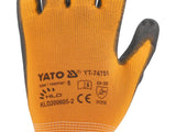 SAFETY GLOVES TOUCHSCREEN FINGERS PU S. 8 (YT-74751)