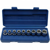 Набор головок E-типа 1/2", 9 шт. E10-E24, 1/2" "Stahlberg"