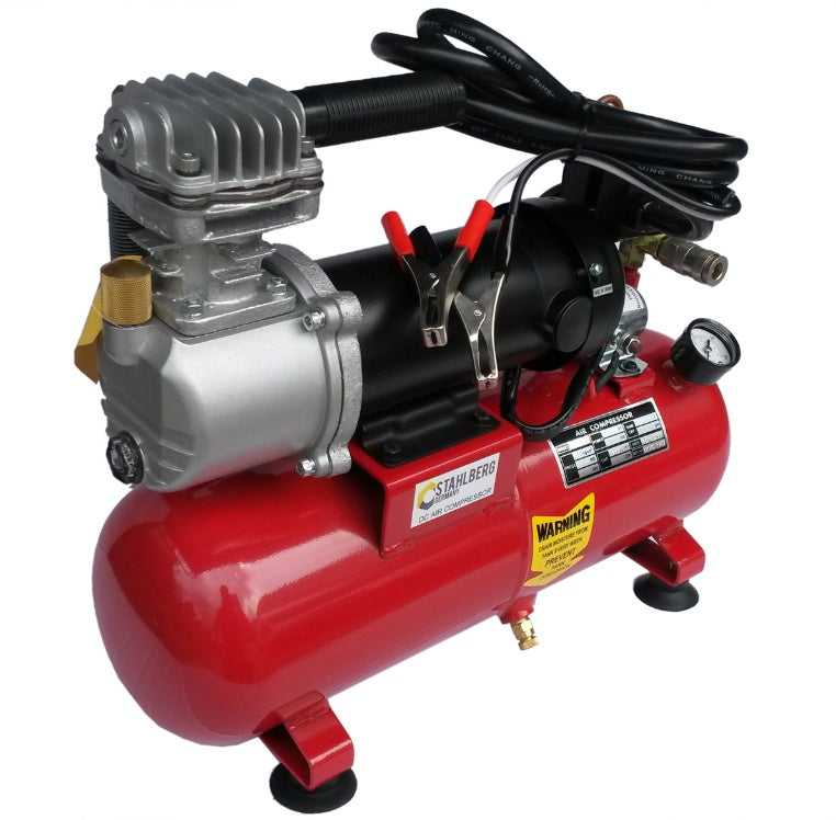 AIR COMPRESSOR 12V, 8BAR, 112 L/MIN, 8L "STAHLBERG" (LDC12-8)