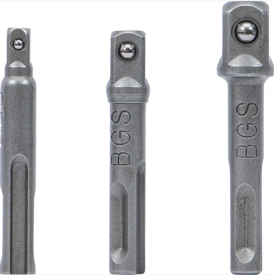 Набор адаптеров | SDS - внешние квадраты 6,3 mm (1/4"), 10 mm (3/8"), 12,5 mm (1/2") | 3 шт.