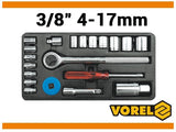 Набор инструментов | 6.3 mm (1/4") + 10 mm (3/8") | 21 шт.