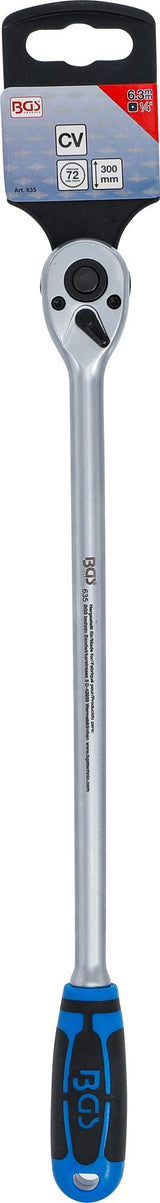 REVERSIBLE RATCHET | EXTRA LONG | 6.3 MM (1/4") | 300 MM (635)