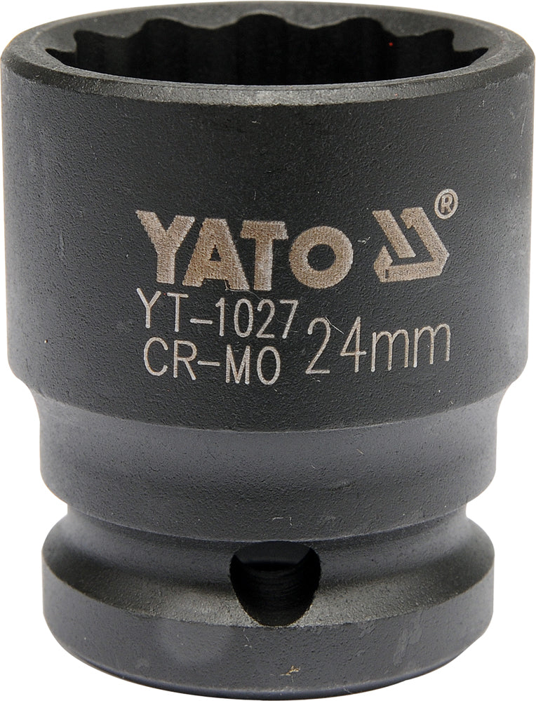 Ударная 12-гранная головка | 12,5 mm (1/2") | 24 mm
