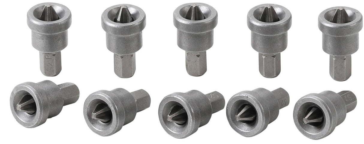Antgaliai / ribotuvai | gipso plokštėms | 6.3 mm (1/4") | Kryžminiai PH 2 | 10 vnt. (50408)