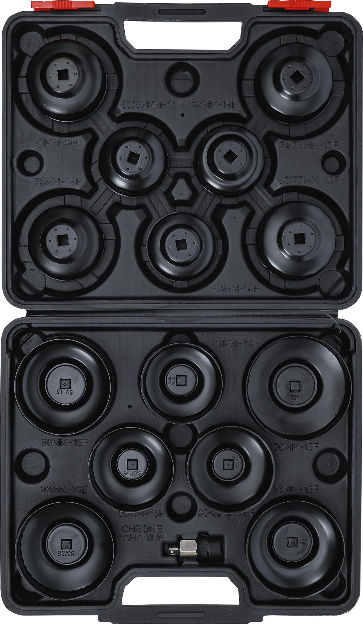 Lėkštelių rinkinys tepalo filtrui | 10 mm (3/8") | 14 vnt. (91036)