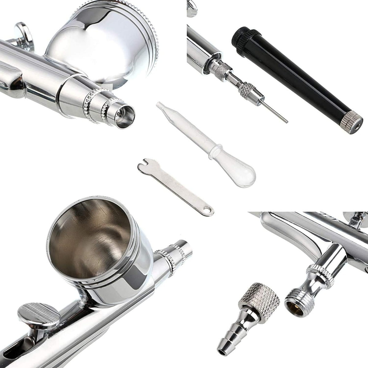 GRAVITY FEED AIRBRUSH SET | DOUBLE ACTION (AB4B)