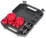 Bi-metall karūnų rinkinys 22, 29, 35, 44, 67 ir 73 mm 8 vnt, HSS M3 (YT-3380)