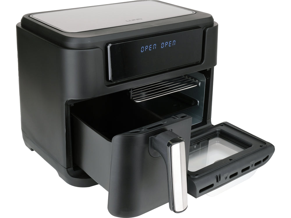 Karšto oro gruzdintuvė | 2400W | 3.5L+7.5L | juoda (67564)