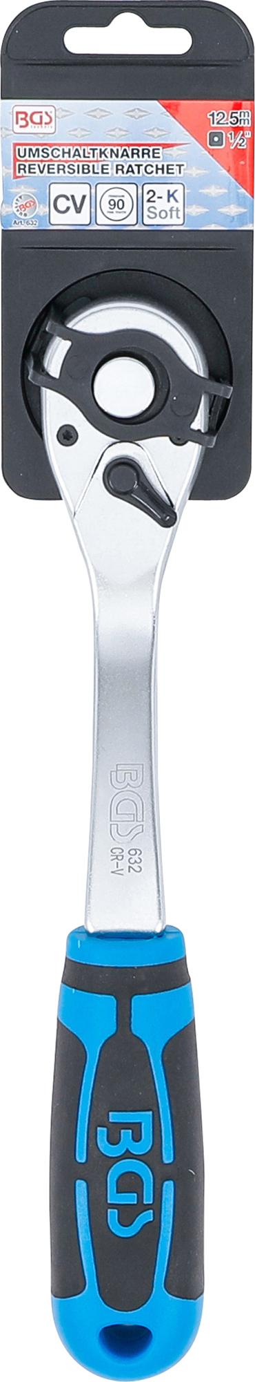REVERSIBLE RATCHET | FINE TOOTH | 12.5 MM (1/2") (632)