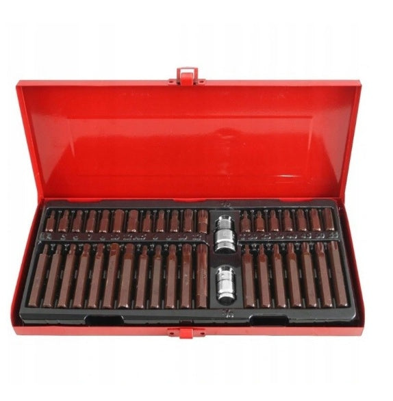 Antgalių rinkinys S2 | torx/hex/spline | 40 vnt. (H393340)