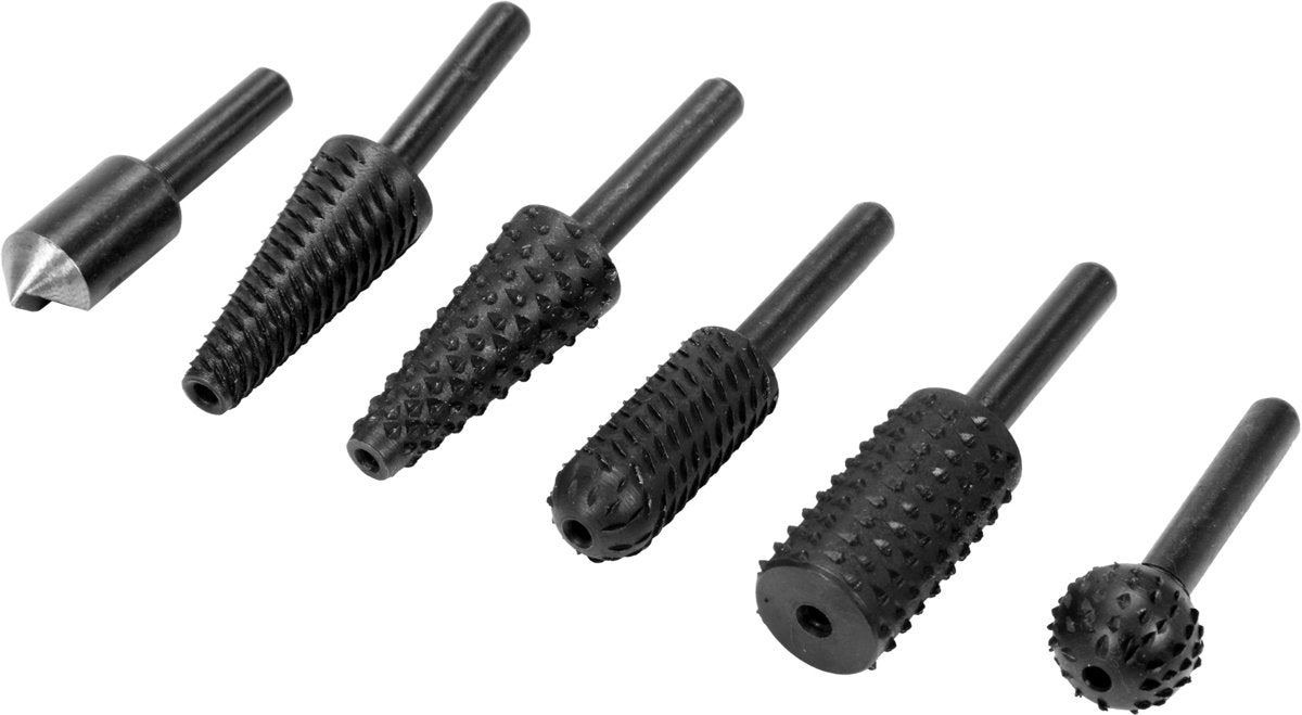 ROTARY RASPS FOR METAL(3PCS)&WOOD(3PCS) (YT-61712)