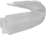 Стяжки для кабелей с velcro | белые | 150 mm / 10 шт.