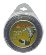 TRIMMER LINE FOR GRASS | SQUARE / REINFORCED | 2.4 MM X 50 M (M830840)