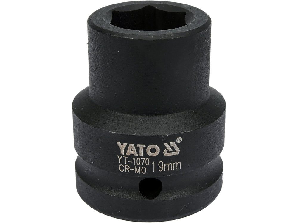 Galvutė smūginė šešiakampė | 20 mm (3/4") | 19 mm (YT-1070)
