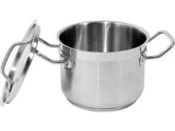 DEEP STOCKPOT W/LID SS 16X12CM  2,4L (YG-00001)