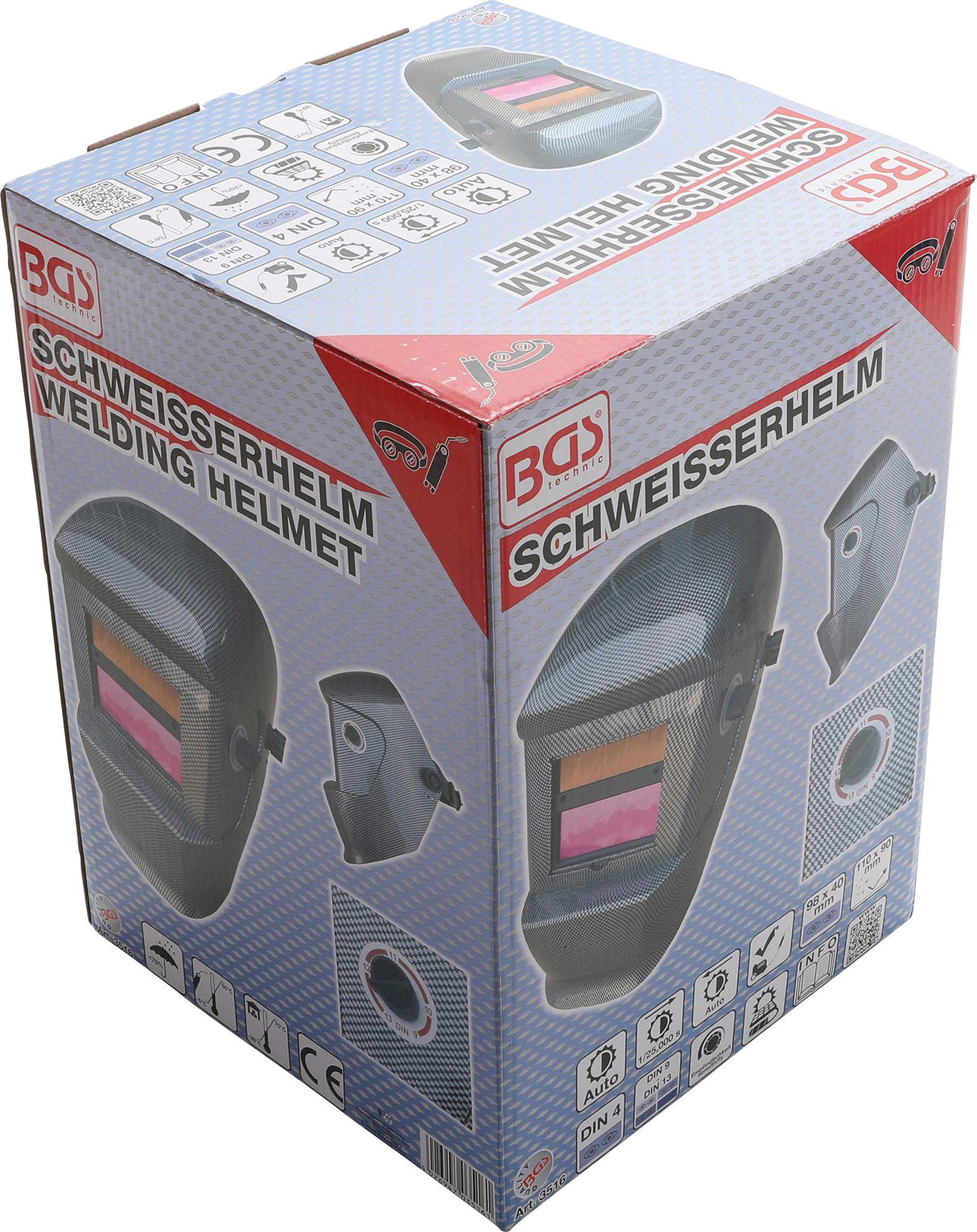 Suvirinimo kaukė/skydelis | automatinis tamsėjimas (3516)