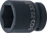 Galvutė smūginė šešiakampė | 20 mm (3/4") | 33 mm (5633)