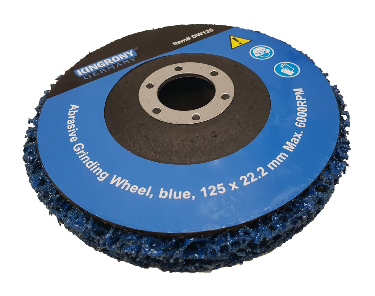 GRINDING DISC WITH ABRASIVE MATERIAL | BLUE | ZIRCONIUM | 125X22.2 MM (DW125)