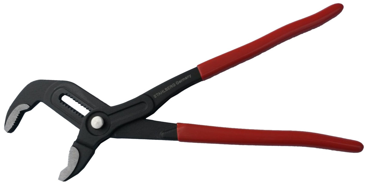 Santechninės (Cobra) replės fiksuojamos mygtuku 300 mm "Stahlberg" (SP0601-300)