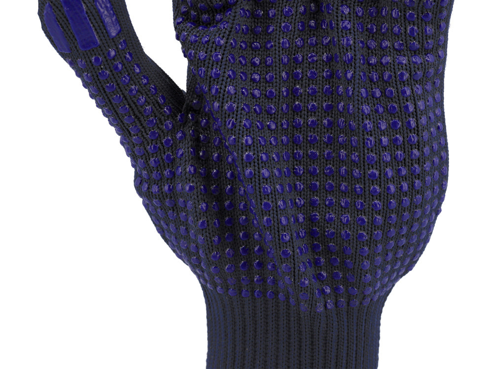 Medvilninės pirštinės | mėlynos | PSD (74104)